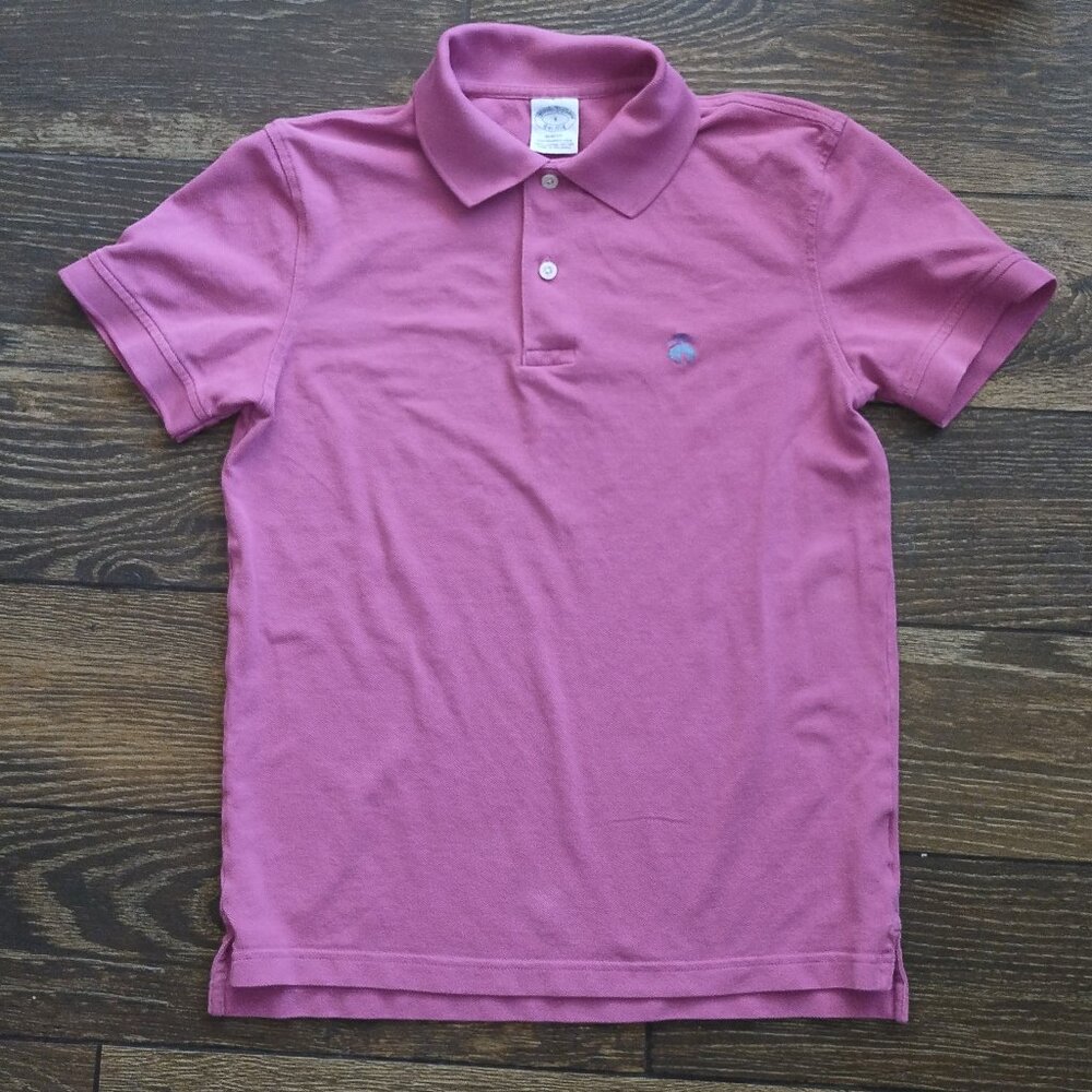 Brooks Brothers Men's Slim Fit Polo Shirt Pink | Size US S
